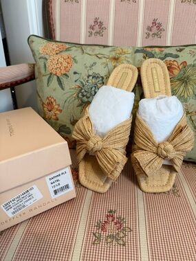 Loeffler Randall Daphne sandal Natural Raffia